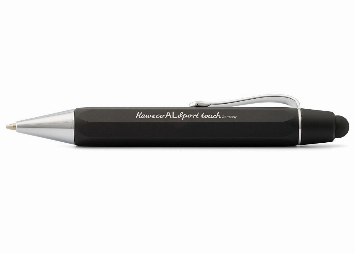 warm Kaweco Al Sport Black Touch Ballpoint Pen