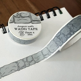 eco Stone Dungeon Walls Washi Tape