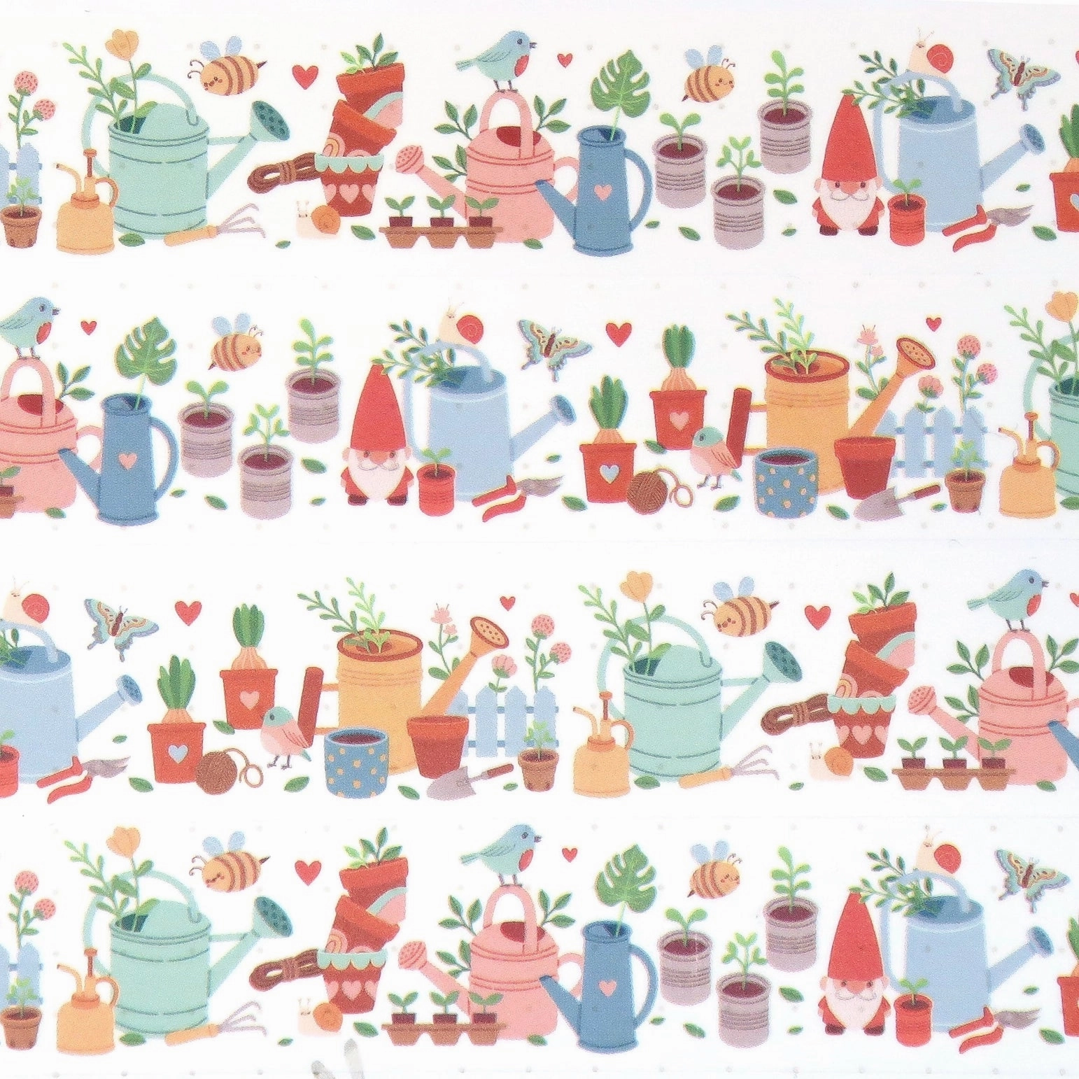 colorful Wide Gardening Washi Tape