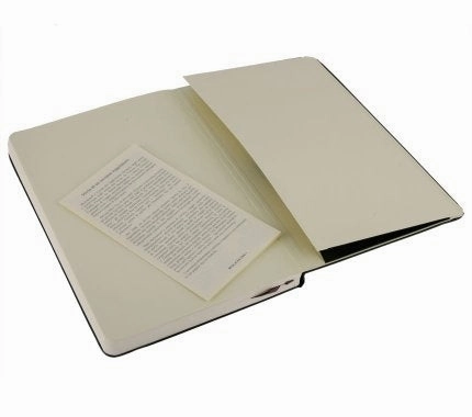 metallic Moleskine Plain Hardbound Notebook- Pocket