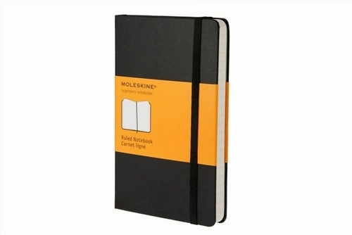 tiny ceramic Moleskine Ruled Hardbound Notebook- Pocket