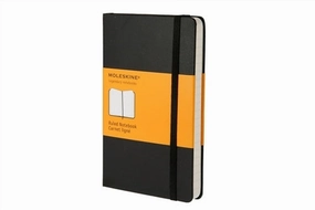 tiny ceramic Moleskine Ruled Hardbound Notebook- Pocket