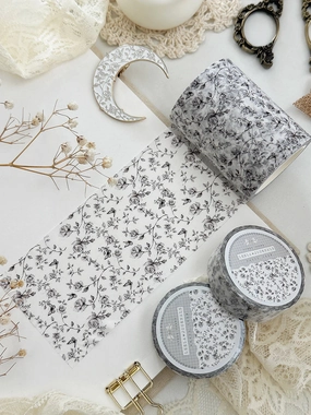 Monochrome Roses Washi Tape 60Mm exclusive
