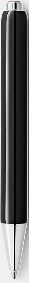 flat vintage Montblanc Heritage Rouge Et Noir "Baby" Special Edition Black Ballpoint Pen