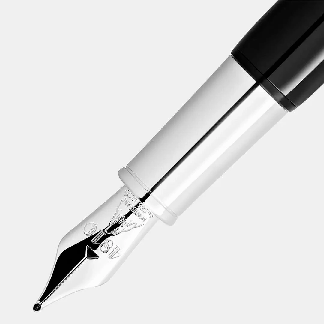 Montblanc Heritage Rouge Et Noir "Baby" Special Edition Black Fountain wide retro