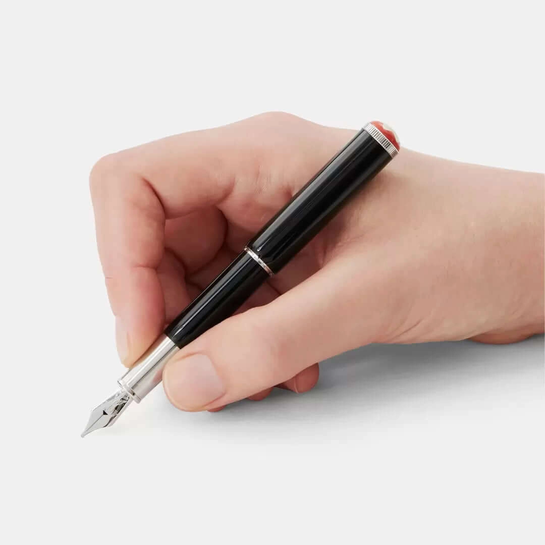 Montblanc Heritage Rouge Et Noir "Baby" Special Edition Black Fountain single synthetic