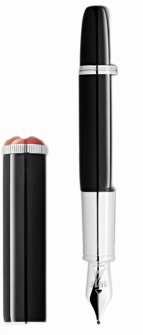 Montblanc Heritage Rouge Et Noir "Baby" Special Edition Black Fountain tall bundle