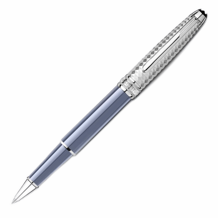 steel Montblanc Meisterstck Dou Glacier Classique Rollerball Pen