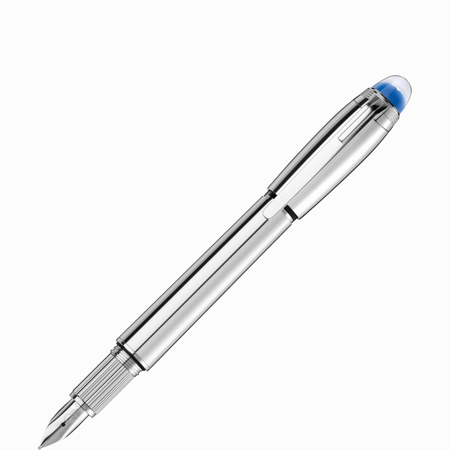 vivid wooden Montblanc Starwalker Metal Fountain Pen