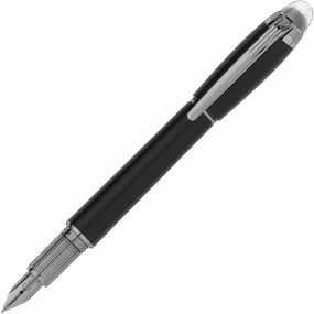 Montblanc Starwalker Ultrablack Precious Resin Fountain Pen resilient thin