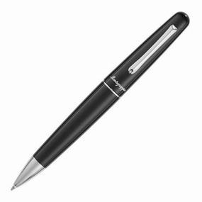 thin Montegrappa Elmo 01 Black Ballpoint Pen