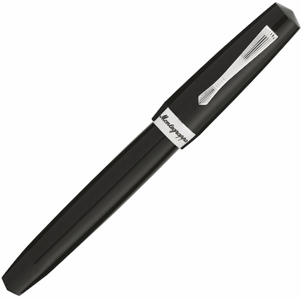 robust Montegrappa Elmo 02 Jet Black Rollerball Pen