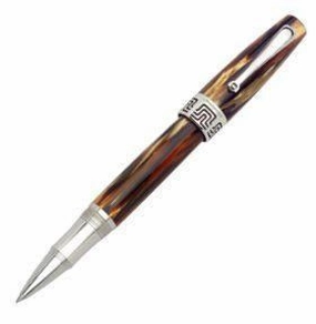 rubber Montegrappa Extra 1930 Turtle Brown Celluloid Rollerball