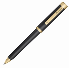 daily tiny Montegrappa Zero Black & Gold Ballpoint Pen