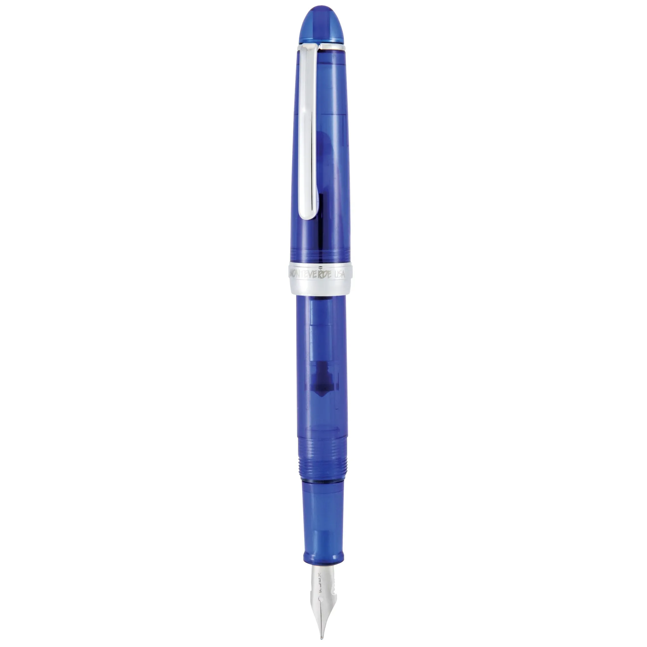 Monteverde Monza 3 Blue Fountain Pen (M, F, Flex) soft exclusive