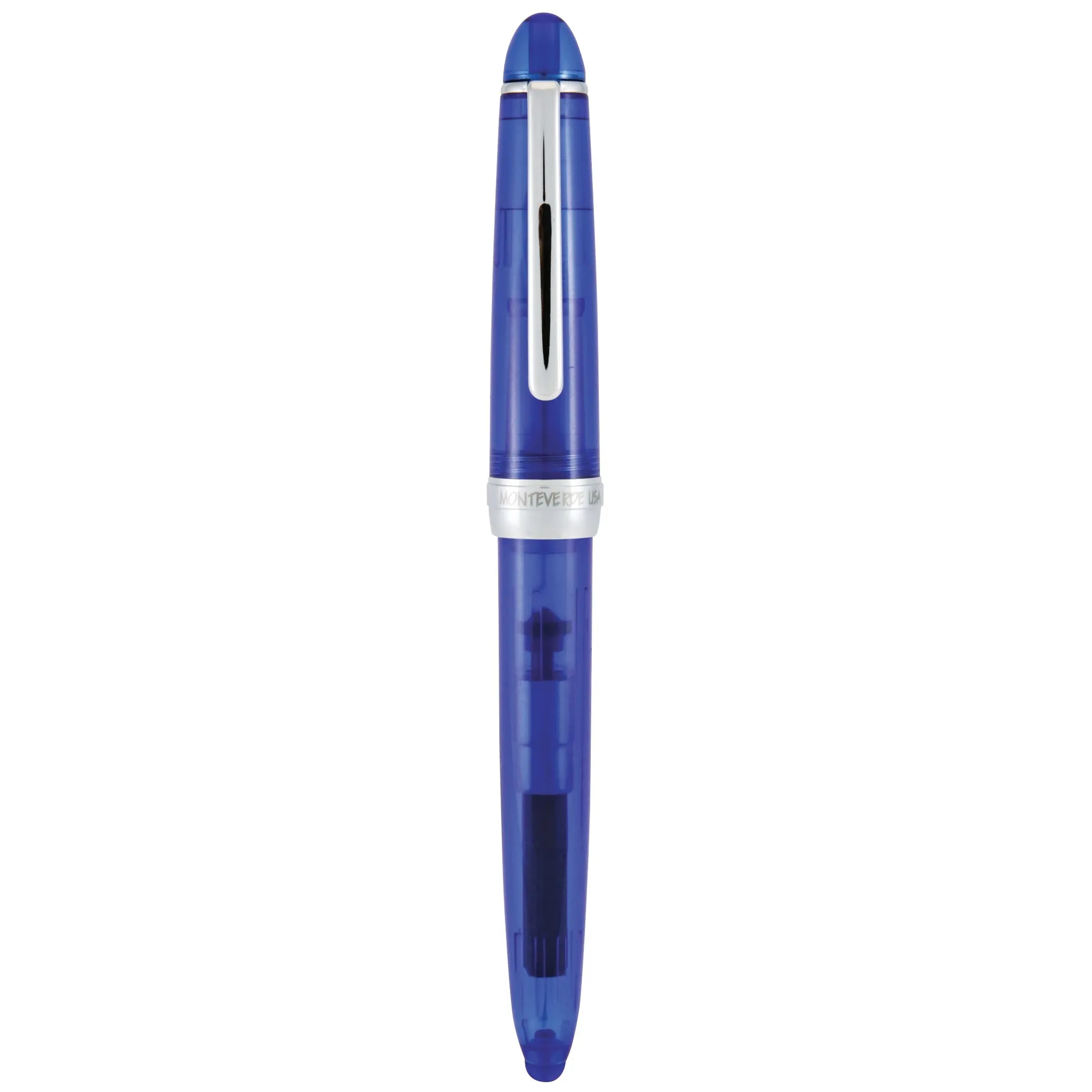 bronze classic Monteverde Monza 3 Blue Fountain Pen (M, F, Flex)