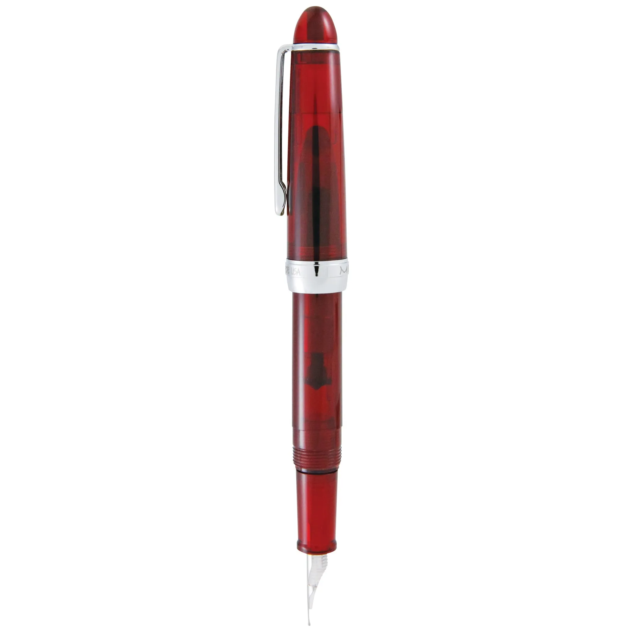affordable Monteverde Monza 3 Red Fountain Pen (M, F, Flex)