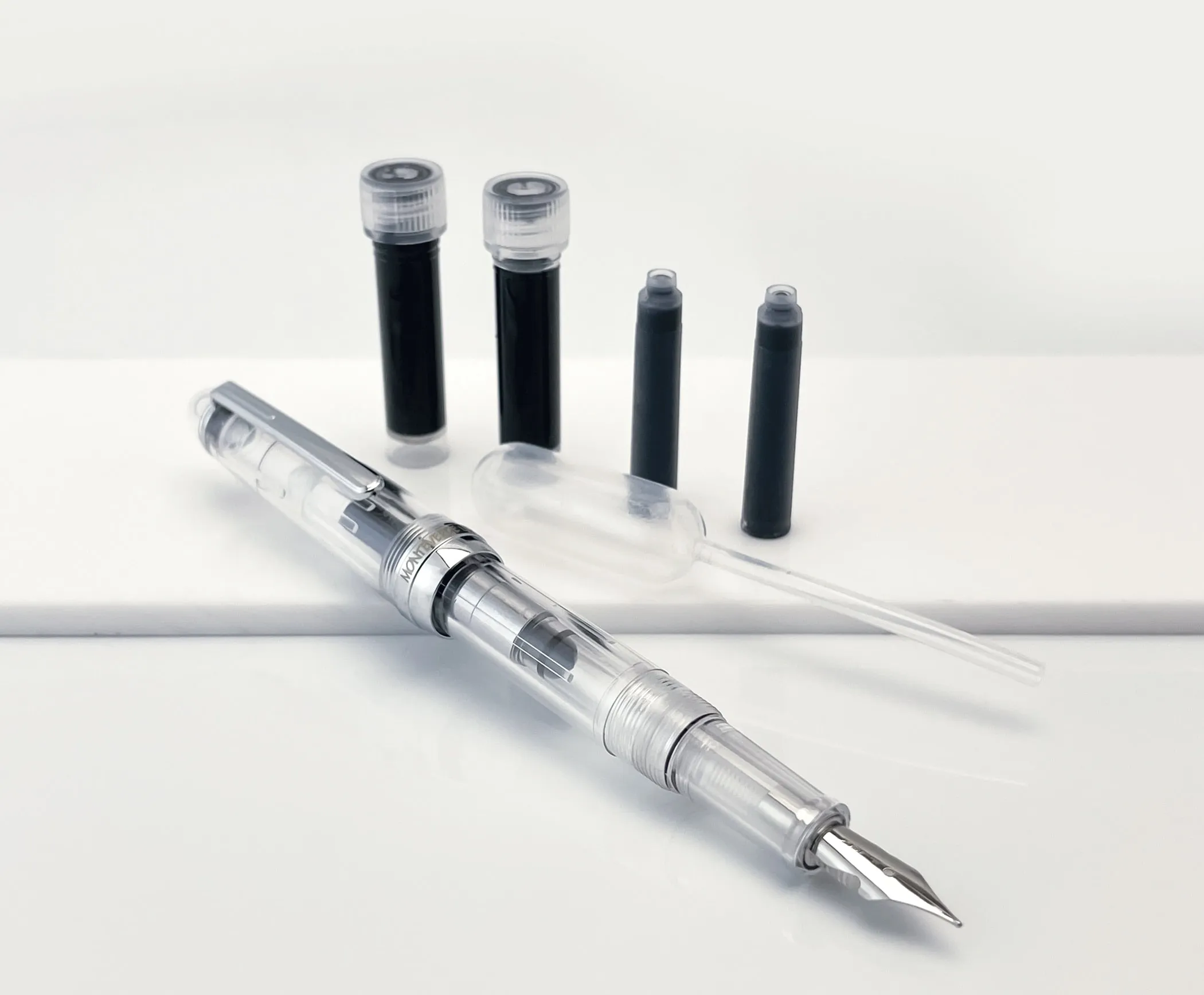 Monteverde Prima Monza Id Clear Fountain Pen durable