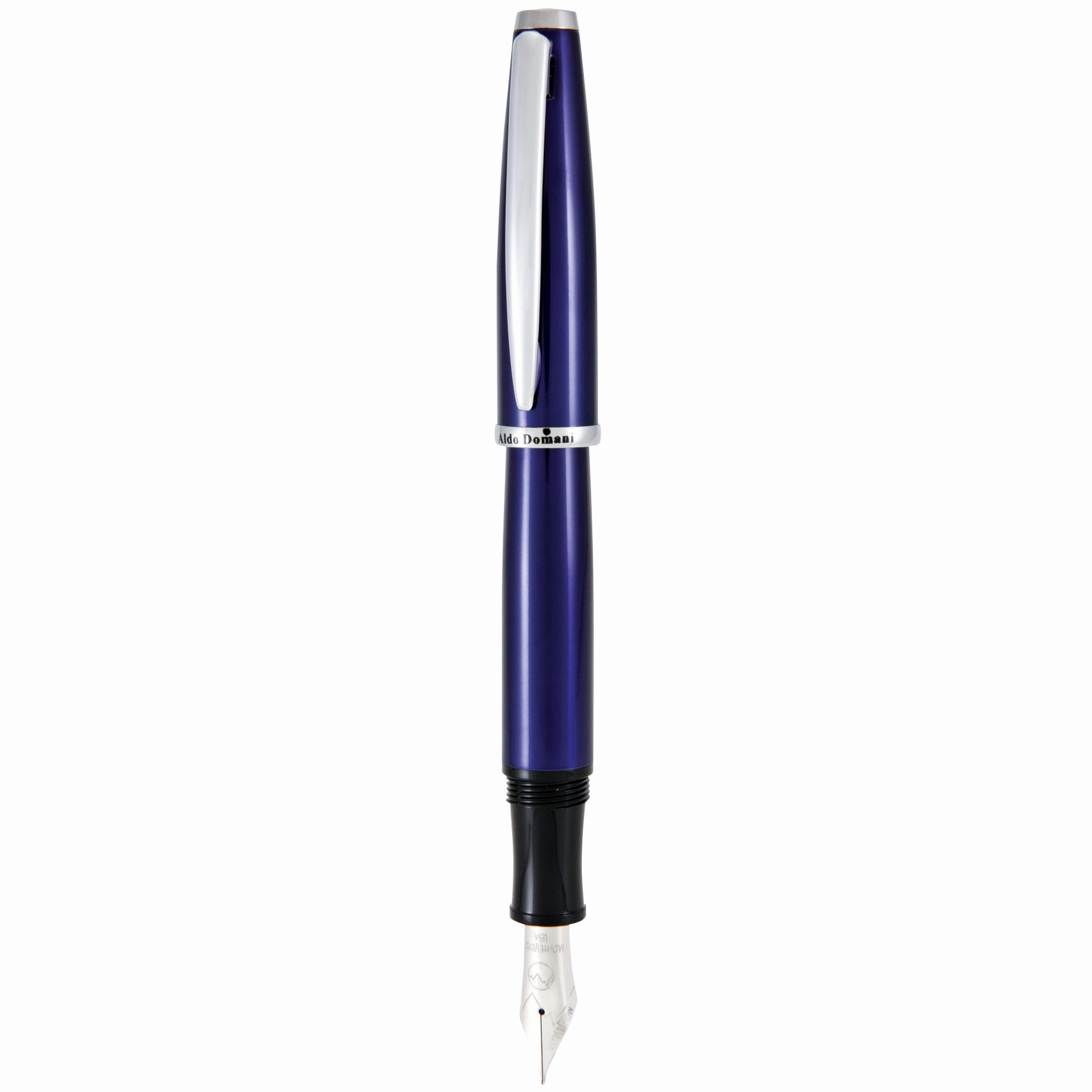 Monteverde Aldo Domani Blue Fountain Pen retro