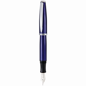 Monteverde Aldo Domani Blue Fountain Pen retro