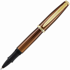 tiny Monteverde Aldo Domani Brown Rollerball Pen