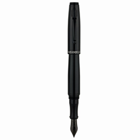 Monteverde Invincia Color Fusion Stealth Black Fountain Pen metallic bold