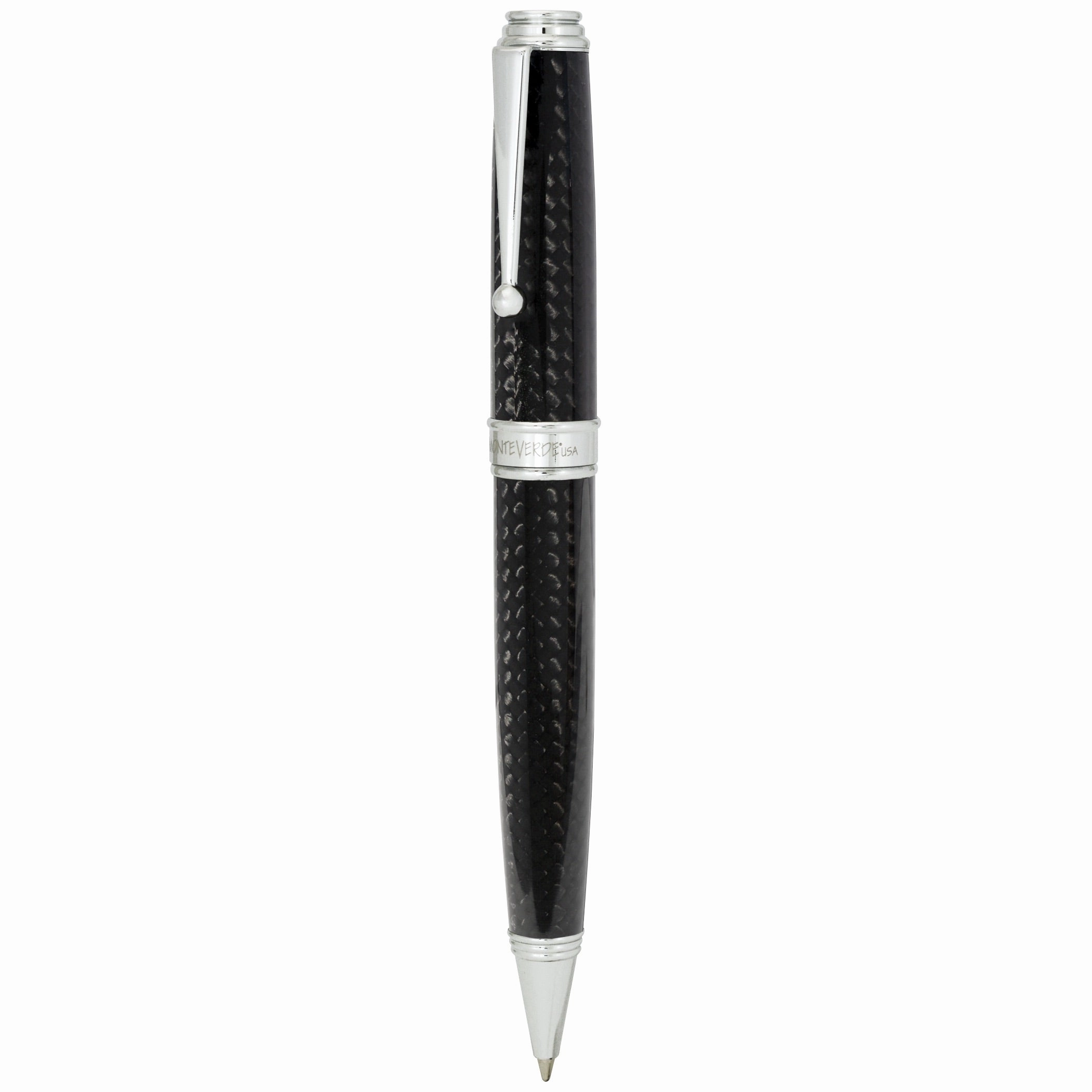 resilient Monteverde Invincia Deluxe Chrome Ballpoint Pen