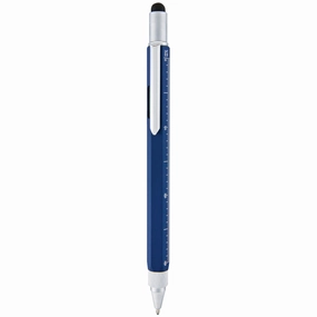 Monteverde One Touch Stylus Tool Blue Ballpoint Pen glass seasonal