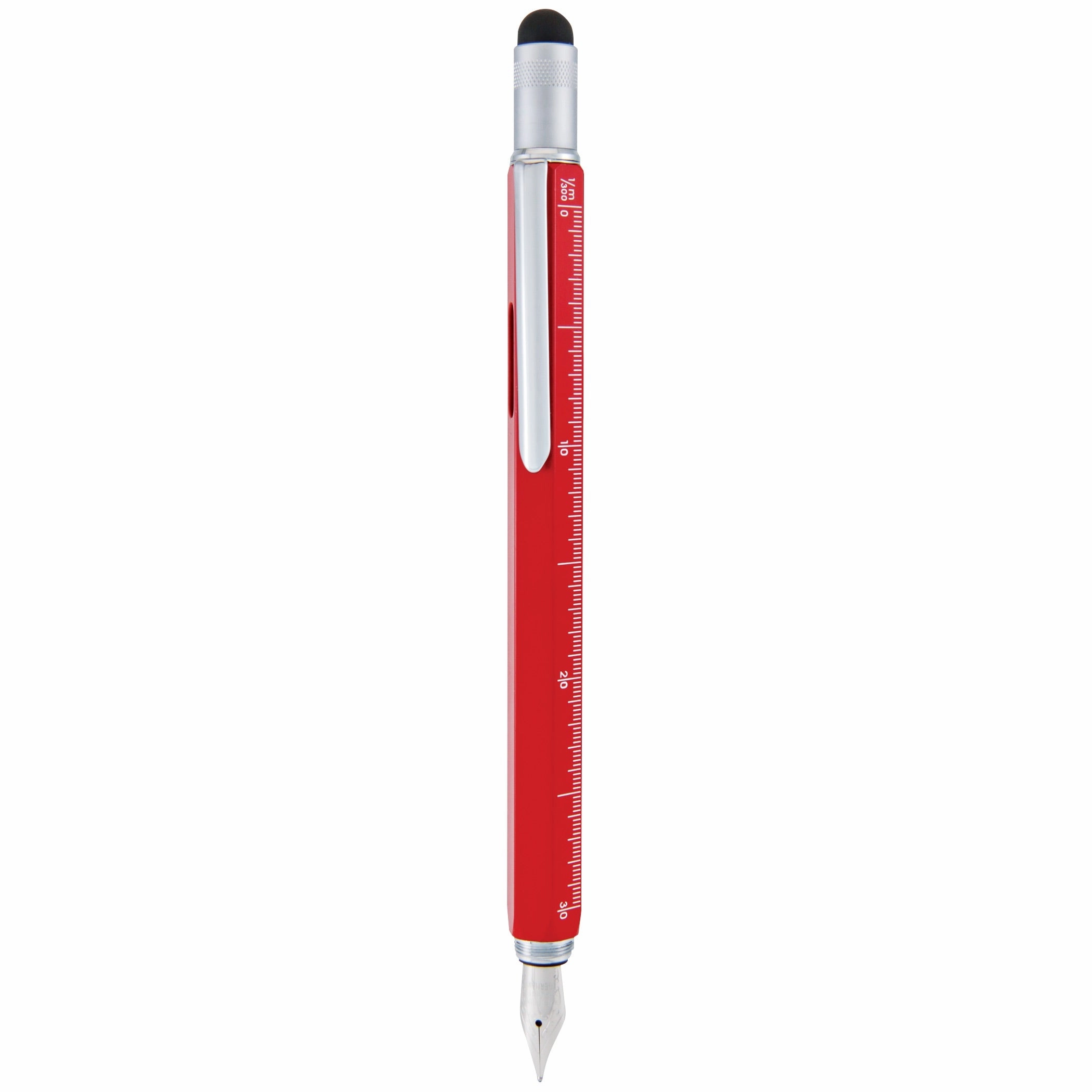 retractable reliable Monteverde One Touch Stylus Tool Red Fountain Pen