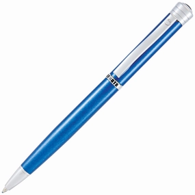 round Monteverde Strata Blue Ballpoint Pen