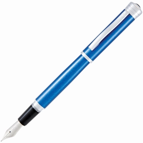 Monteverde Strata Blue Fountain Pen flexible