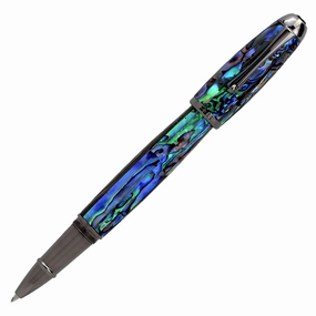 sturdy Monteverde Super Mega Abalone L.E. 999 Gunmetal Rollerball Pen