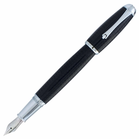 trendy Monteverde Super Mega Carbon Fiber And Chrome Fountain Pen