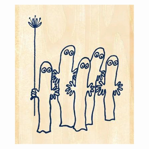 Moomin Hattifattener Rubber Stamp collapsible