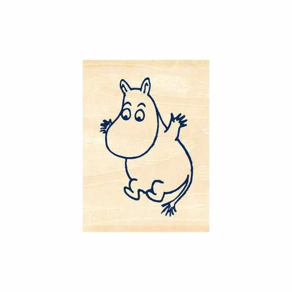 retractable wrapped Moomin Moomintroll Rubber Stamp