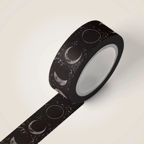 lightweight Moon Phases Washi Tape