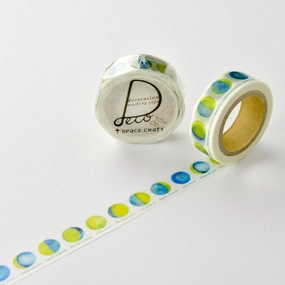 Moon Washi Tape Round Top Masking sealed manual