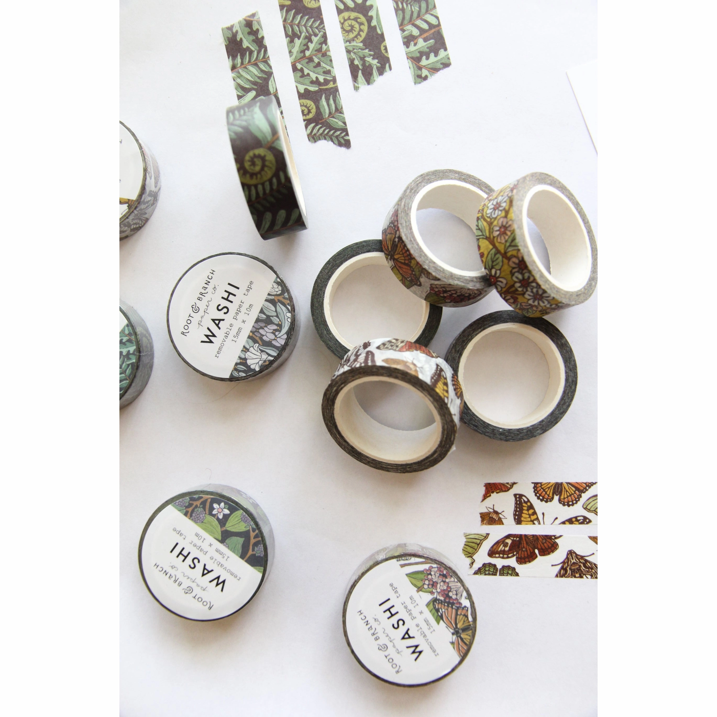 retractable gift Moonlit Tuberose Washi Tape