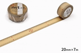 Mt Ex Washi Tape - Bamboo Ruler shiny