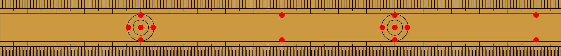 Mt Ex Washi Tape - Bamboo Ruler locking