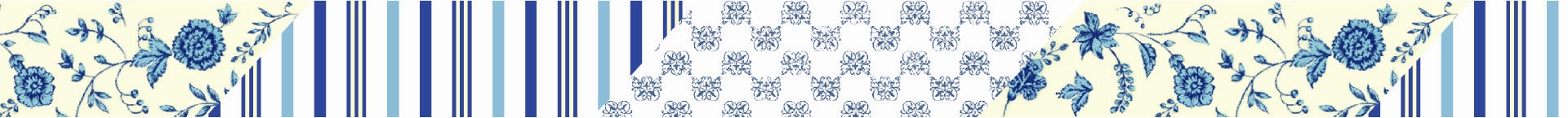 resilient Mt Ex Washi Tape - Dark Blue Flower