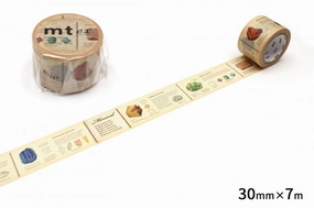 Mt Ex Washi Tape - Mineral retractable