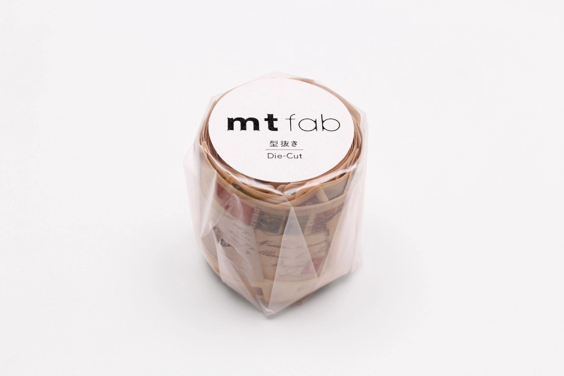 Mt Fab Washi Tape - Die-Cut Letters linen