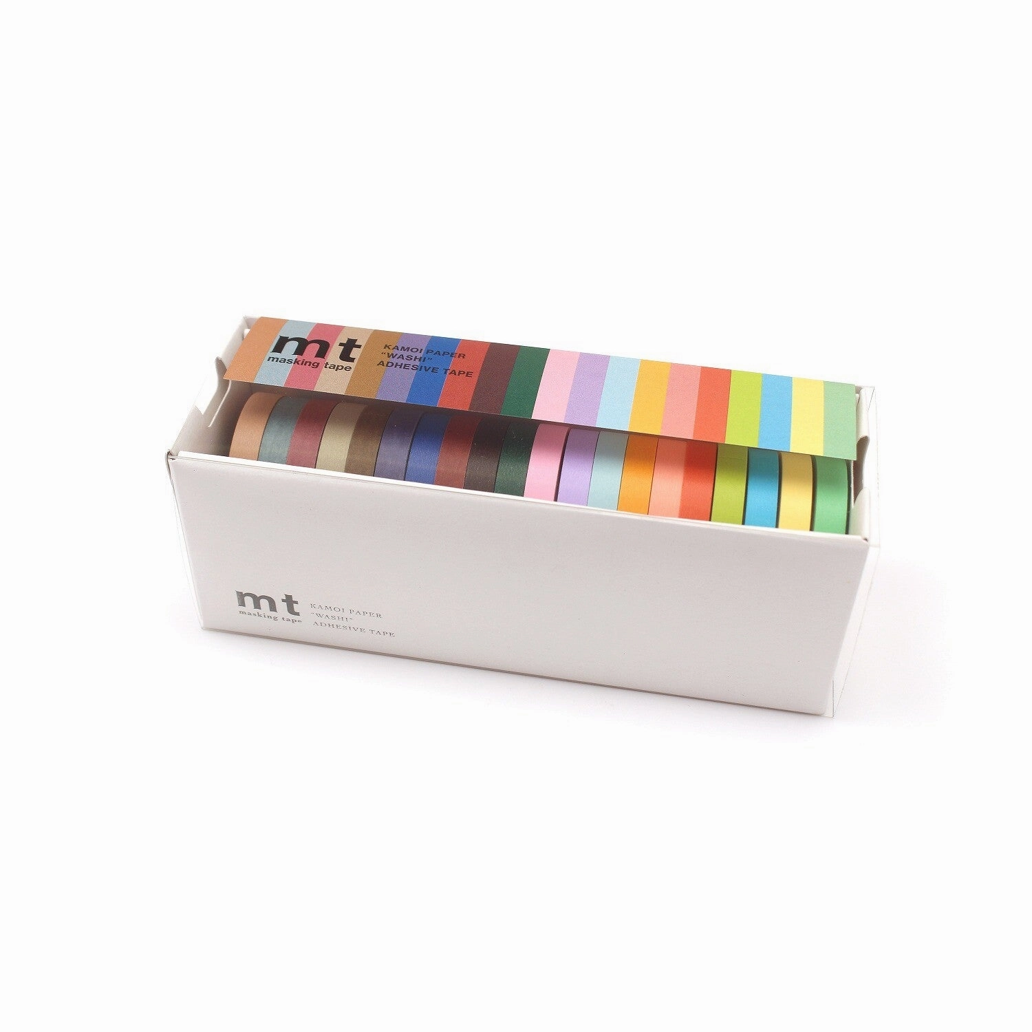 muted seasonal Mt Solids Slim Washi Tape - 20 Color Set