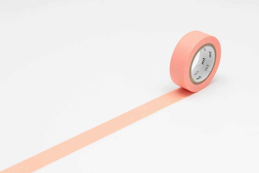 Mt Washi Tape Salmon Pink exclusive stackable