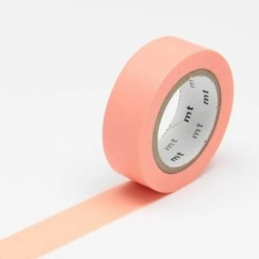 Mt Washi Tape Salmon Pink vivid deluxe