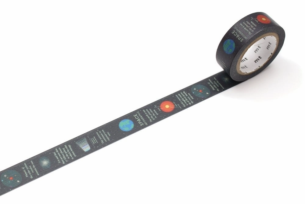 economical washable Mt Washi Tape Space Infographic