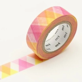 set Mt Washi Tape Triangle And Diamond Pink