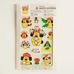 Multi-Sticker Ohige No Pon - Pon Chan And Animals essential