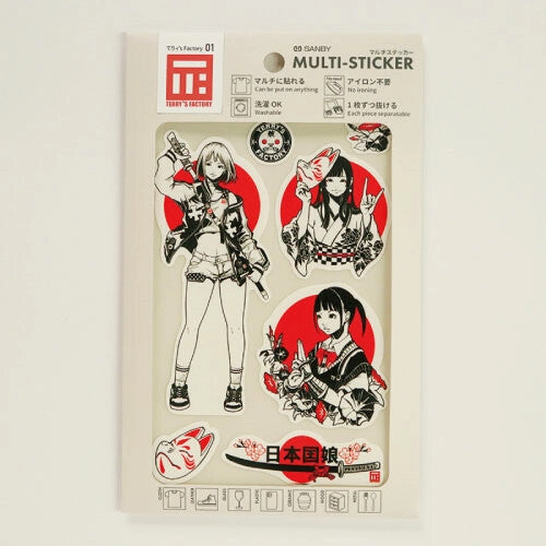 glossy professional Multi-Sticker Terry'S Factory - Japanese Girl 2